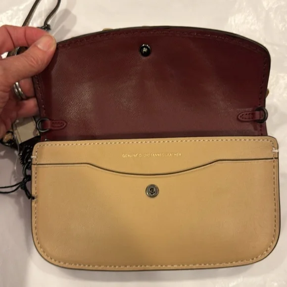 Coach 1941 Tea Rose Applique Clutch (Beechwood) NWT - Picture 4 of 9